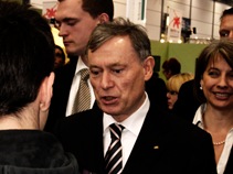 Bundespräsident Horst Köhler auf der Buchmesse